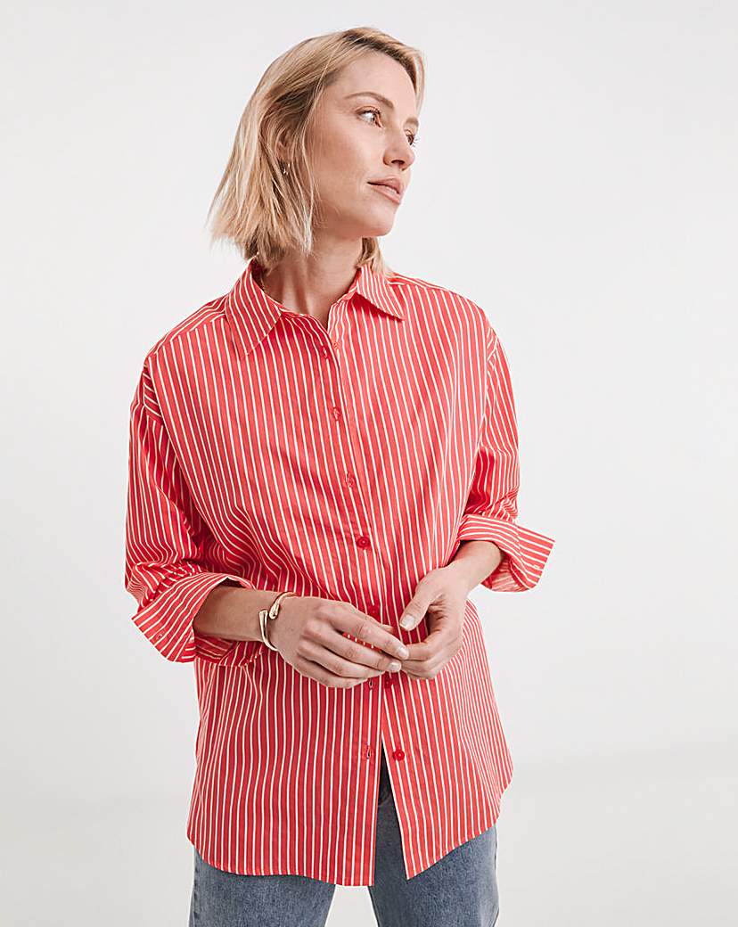 New In - Cotton Poplin Oversized Shirt