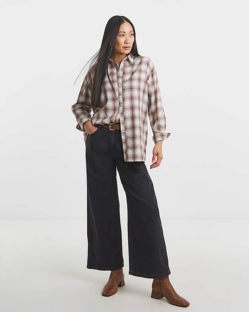 Oversized Check Shirt