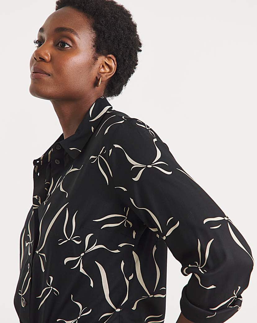 New In - Dipped Back Long Sleeve Shirt