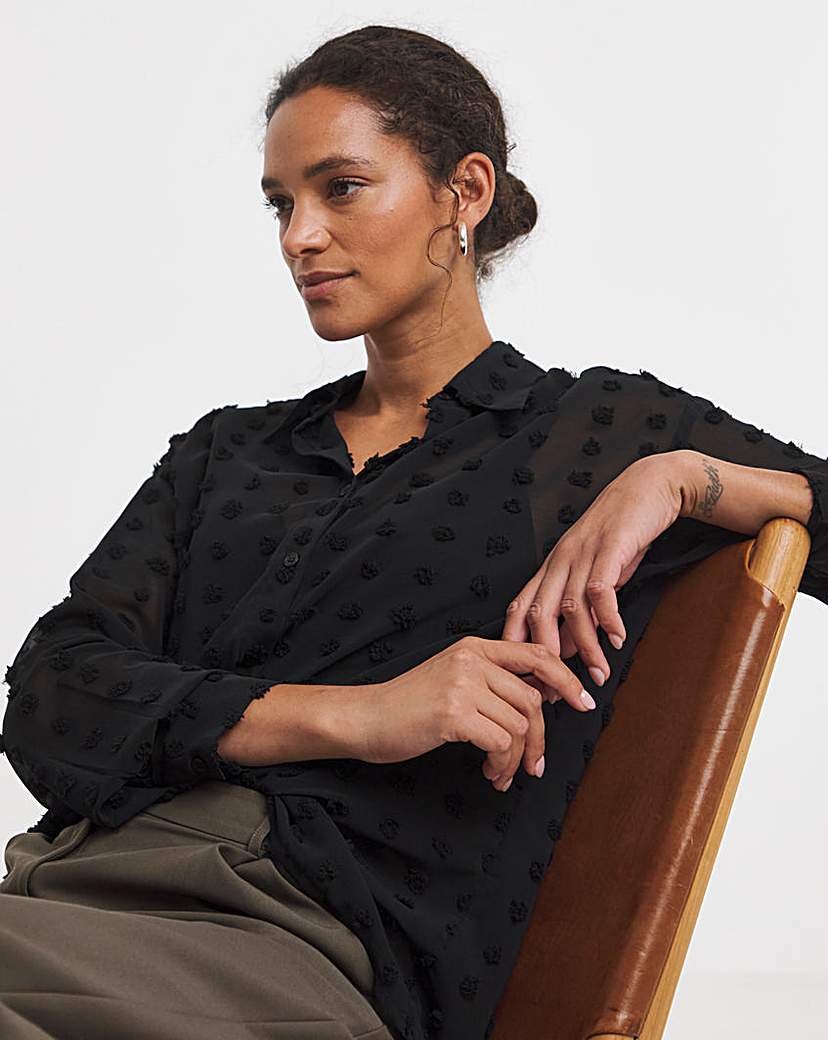 New In - Dobby Oversized Shirt