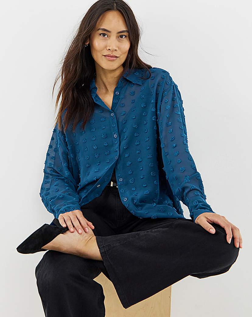 New In - Dobby Oversized Shirt