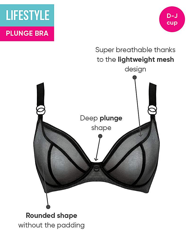 Curvy Kate Lifestyle Wired Plunge Bra