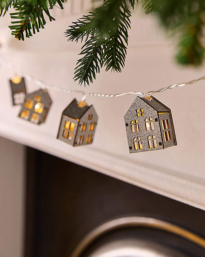 Silver House String Lights