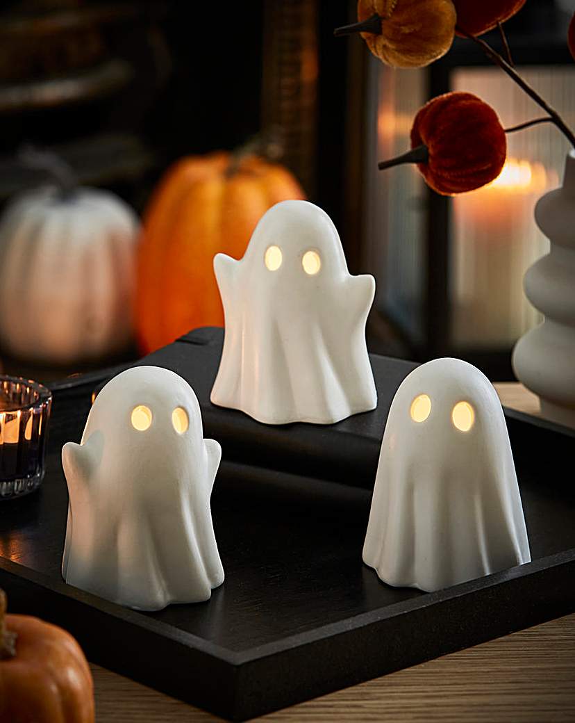 GGraham Ghost Ornaments - Set of 3