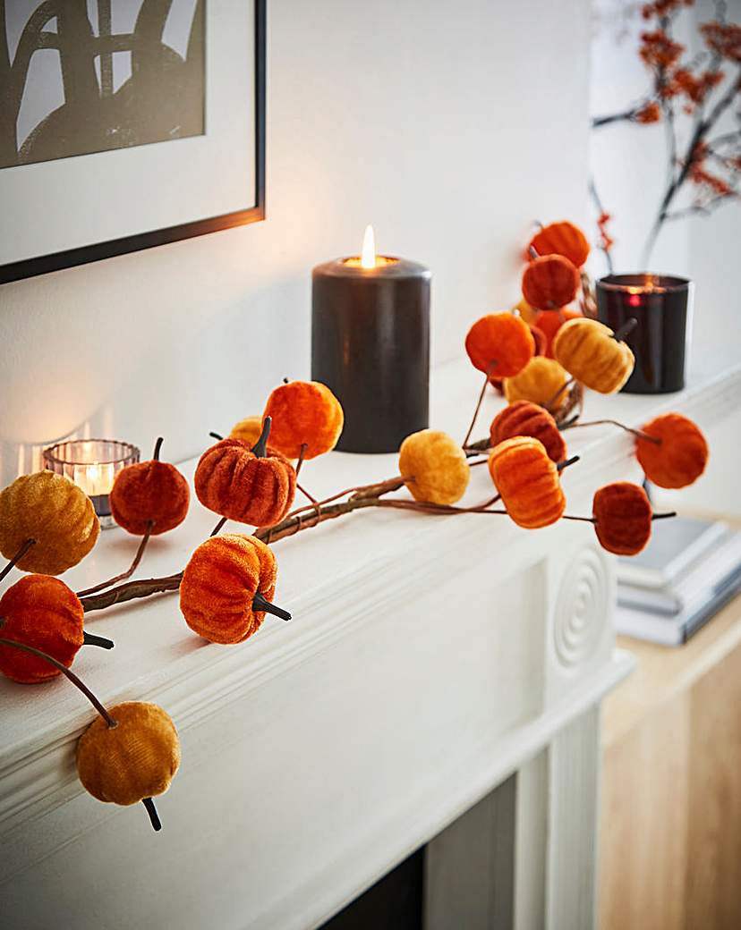 Gisela Graham Pumpkin Garland