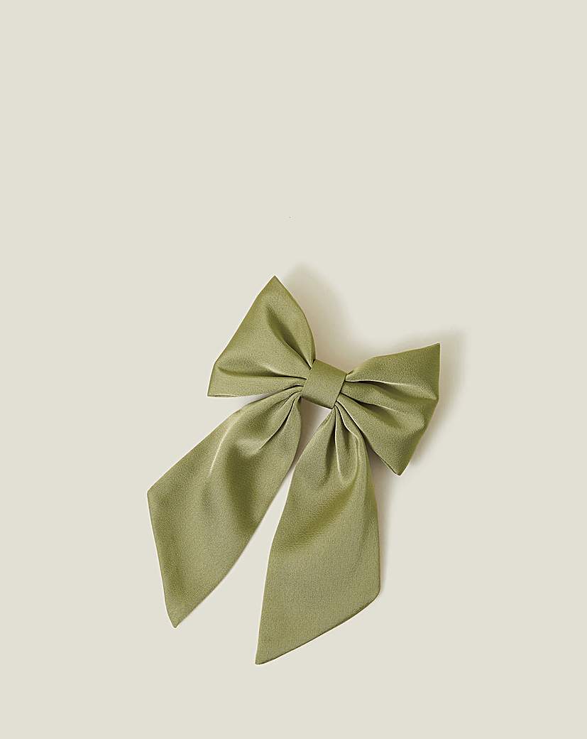 Satin Bow Hair Clip