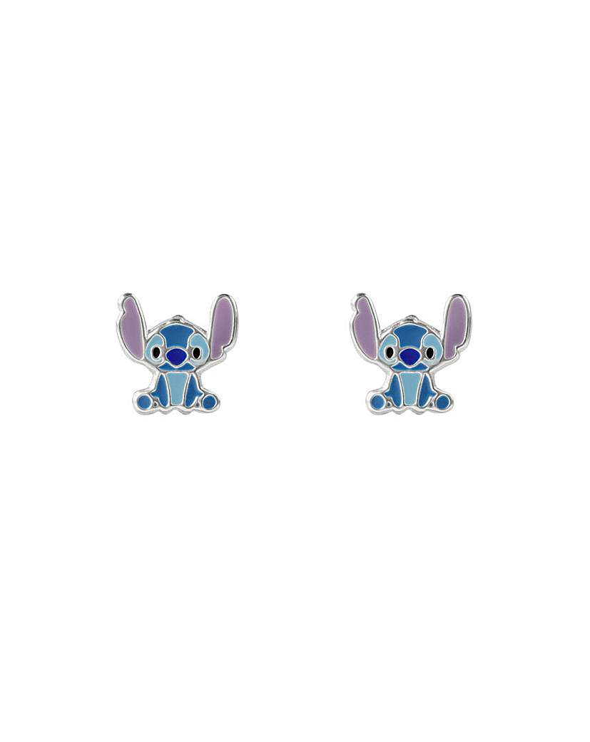 New In - Stitch Silver Enamel Earrings