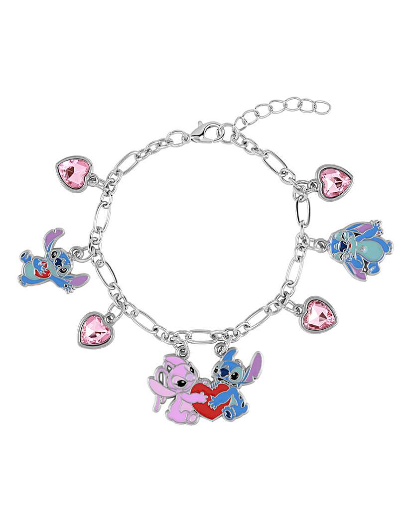 New In - Stitch & Angel Charm Bracelet