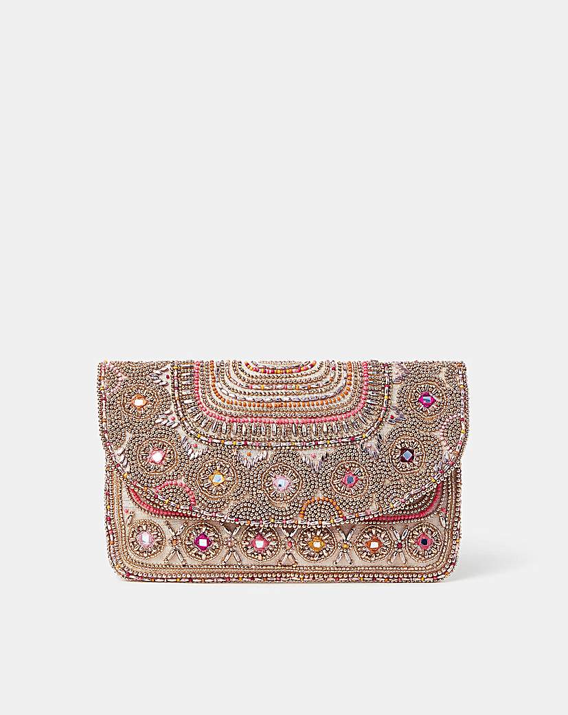 New In - Accessorize Bead Embellished Clutch