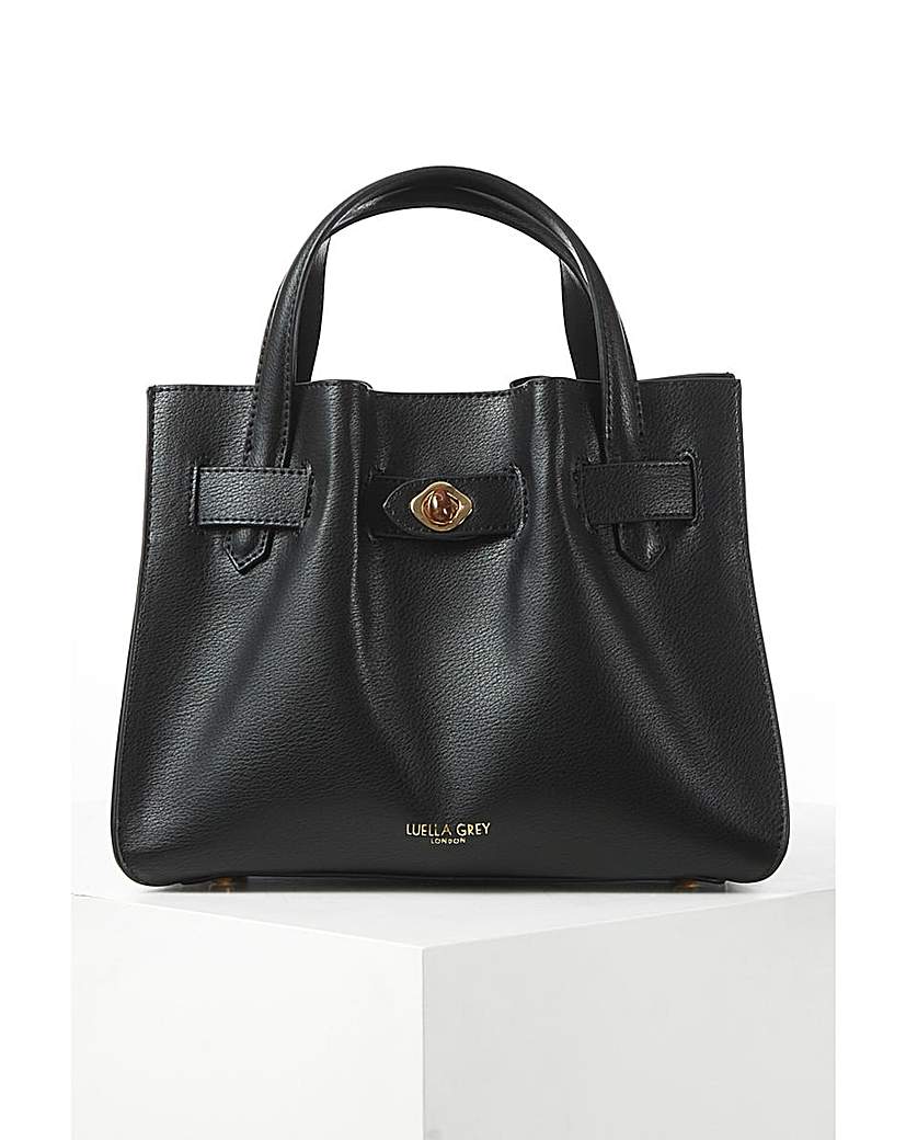 New In - Luella Grey Bonnie Black Crossbody Tote