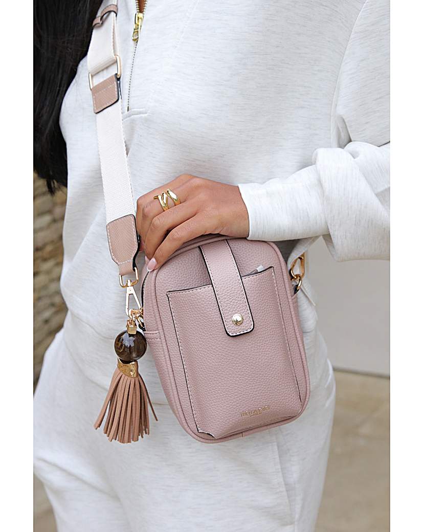 New In - Luella Grey Elise Mocha Camera Crossbody