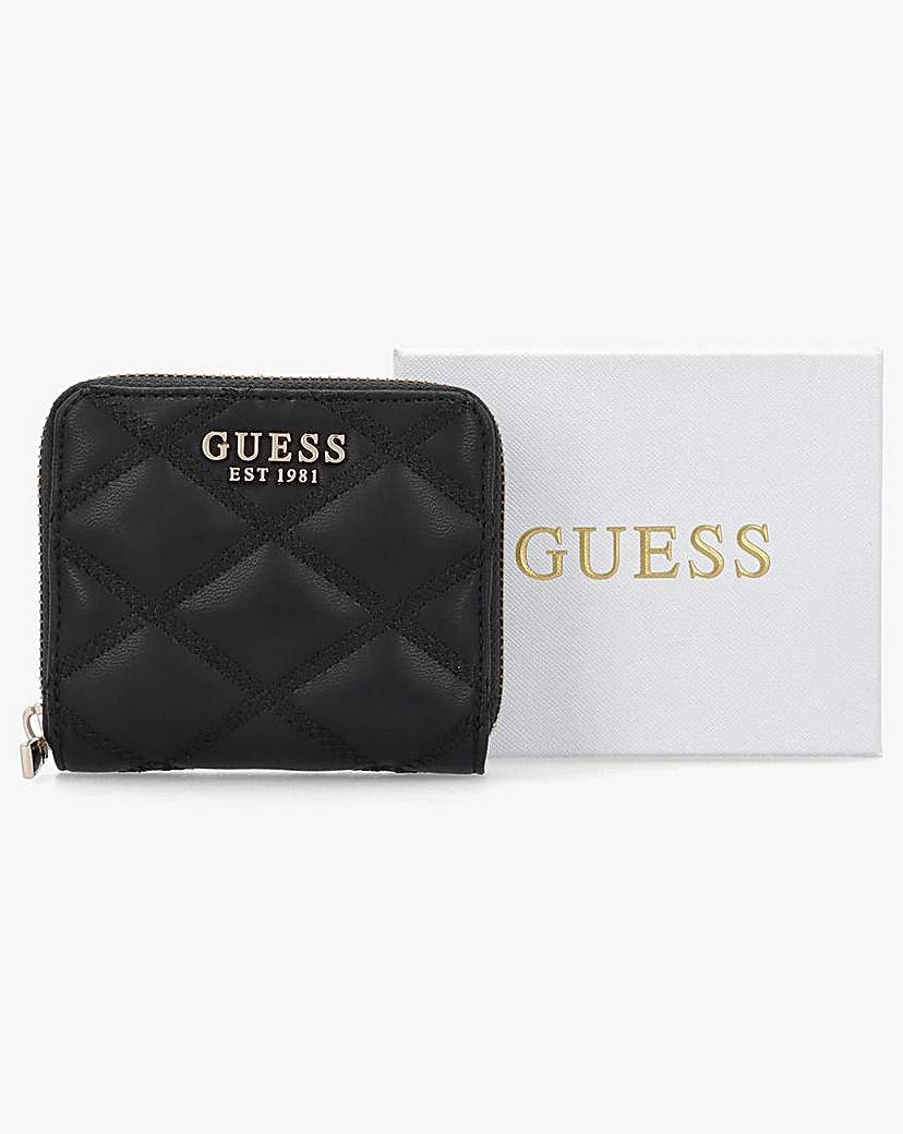 Guess Tamsin Quilted Small Zip Purse