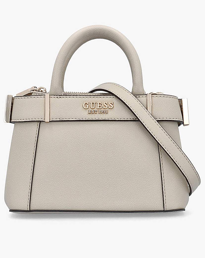 New In - Guess Anadela Mini Taupe Satchel Bag