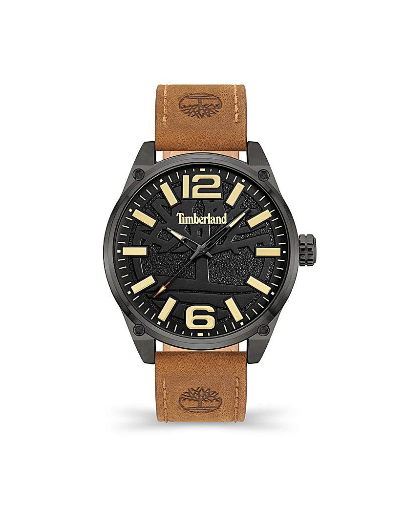 New In - Timberland Brown Leather Watch