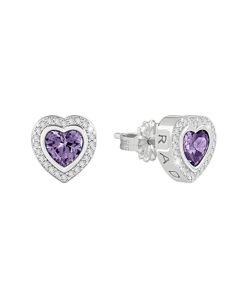 New In - Radley Purple Stud Earrings