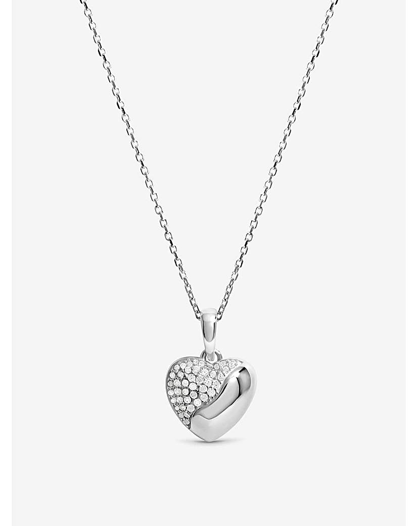 New In - Simply Silver 925 Micro Pave Pendant