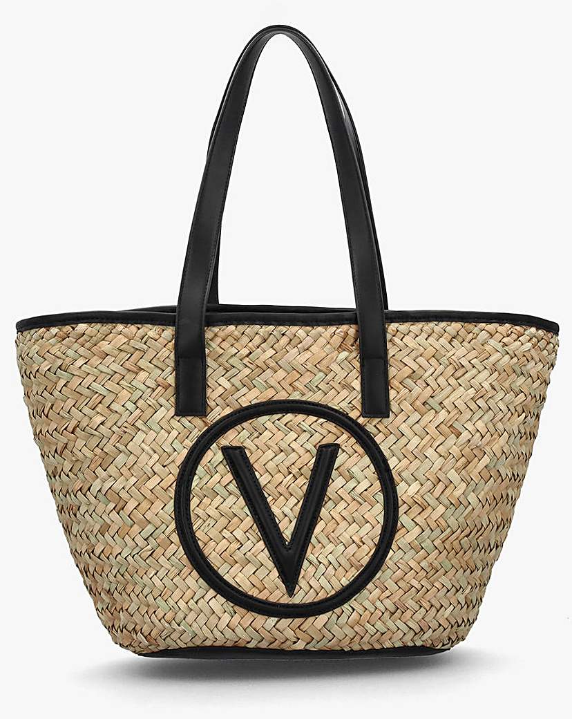 New In - Valentino Bags Samuela Straw Shopper Bag