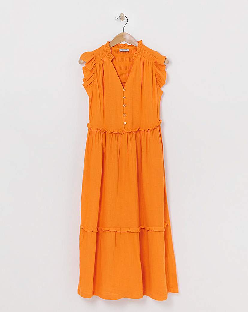 Cheesecloth Smock Dress