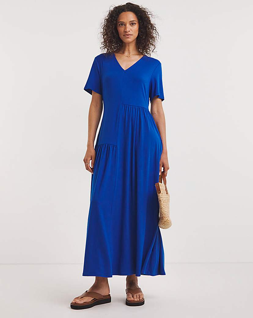 Soft Touch Asymmetric Maxi Swing Dress