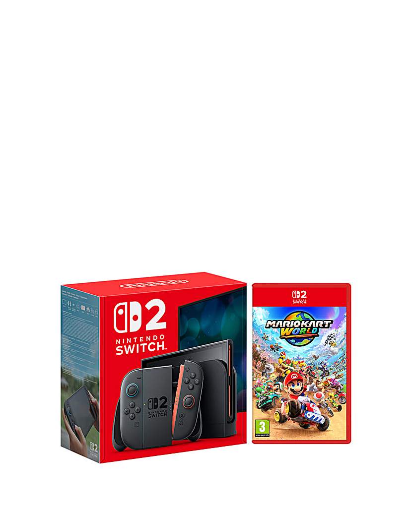 Nintendo Switch + Mario Kart World Size 2