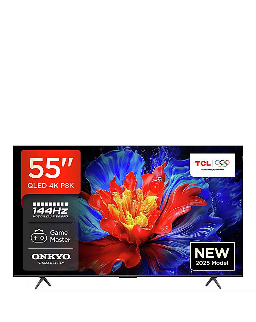 TCL 55P8K-UK 55in 4K Ultra HD HDR TV