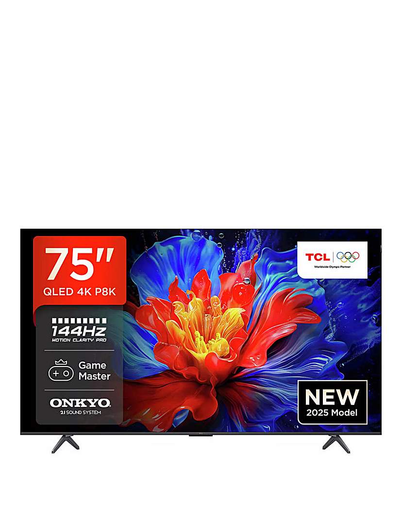 TCL 75P8K-UK 75in 4K Ultra HD HDR TV