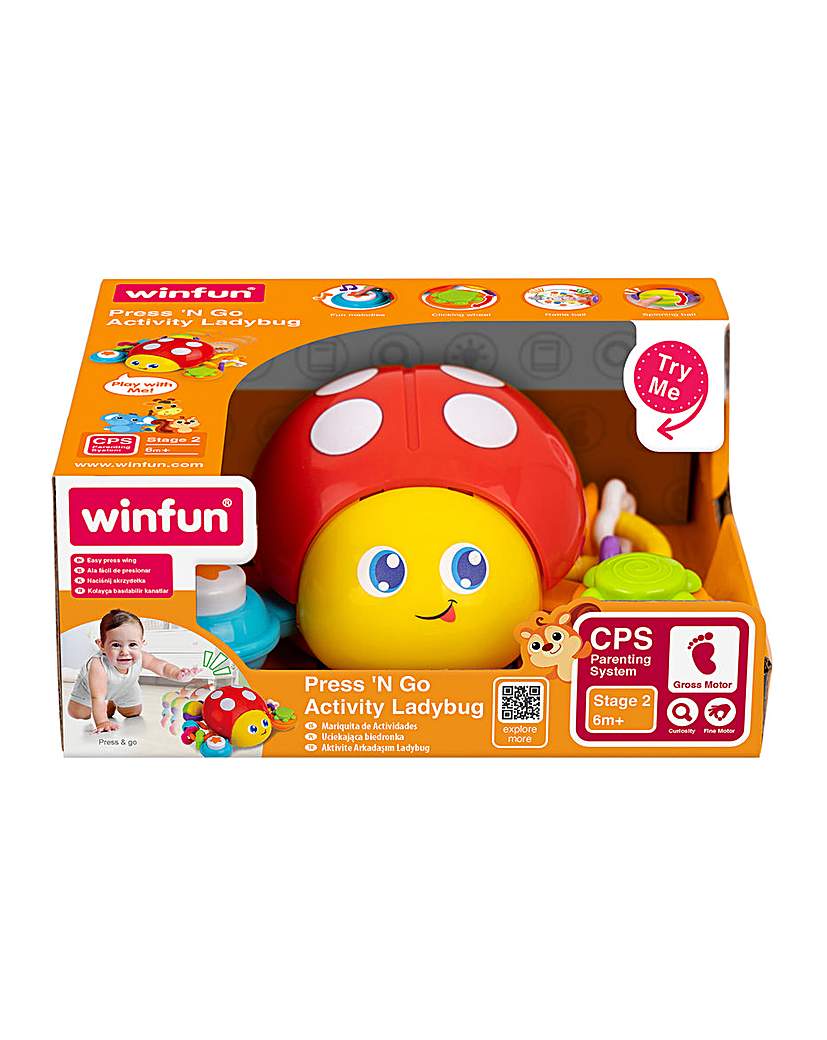 Winfun Press N Go Activity Ladybug