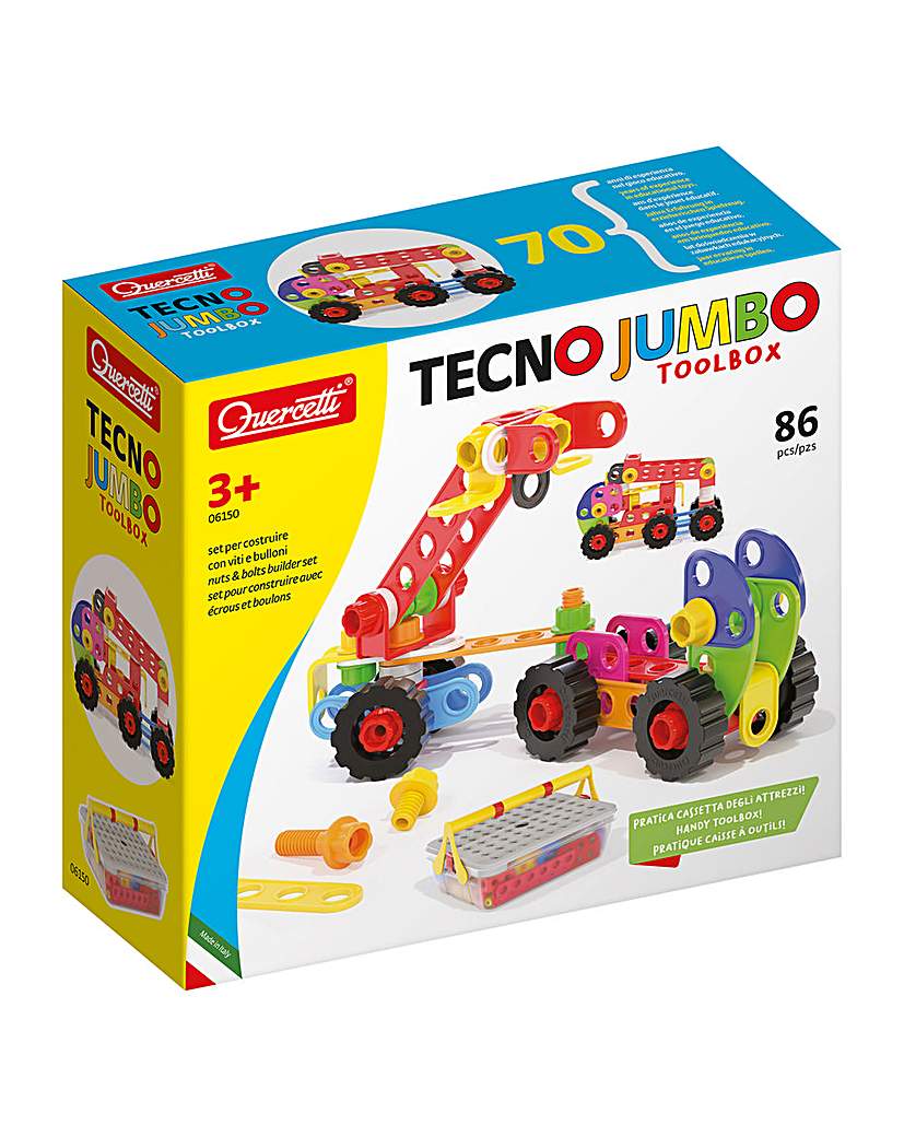 Quercetti Techno Toolbox 86 Pcs