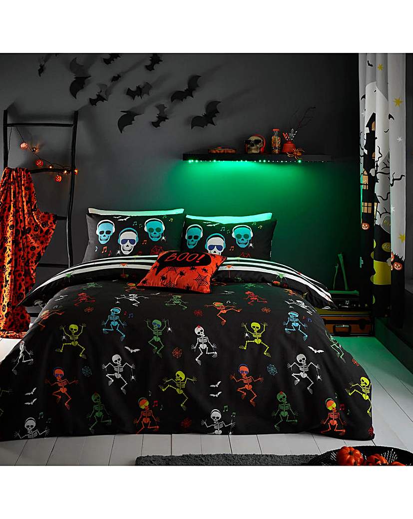 Bedlam Dancing Skeletons Duvet Cover Set