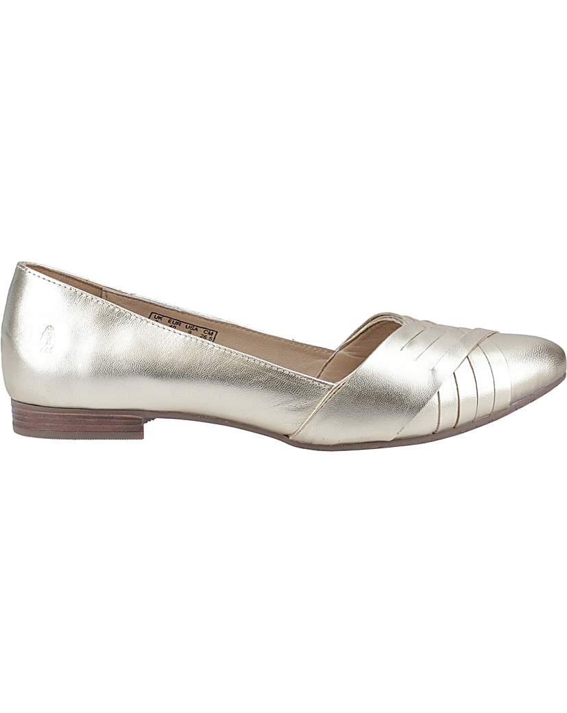 Hush Puppies Marley Ballerina Shoe - Gold