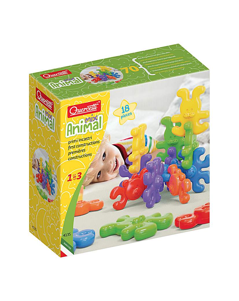 Quercetti Animal Mix 18 Pieces