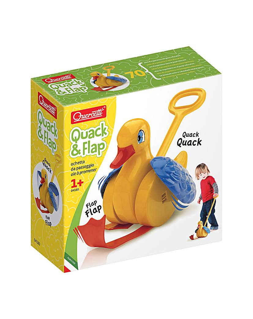 Quercetti Quack & Flap Push Toy