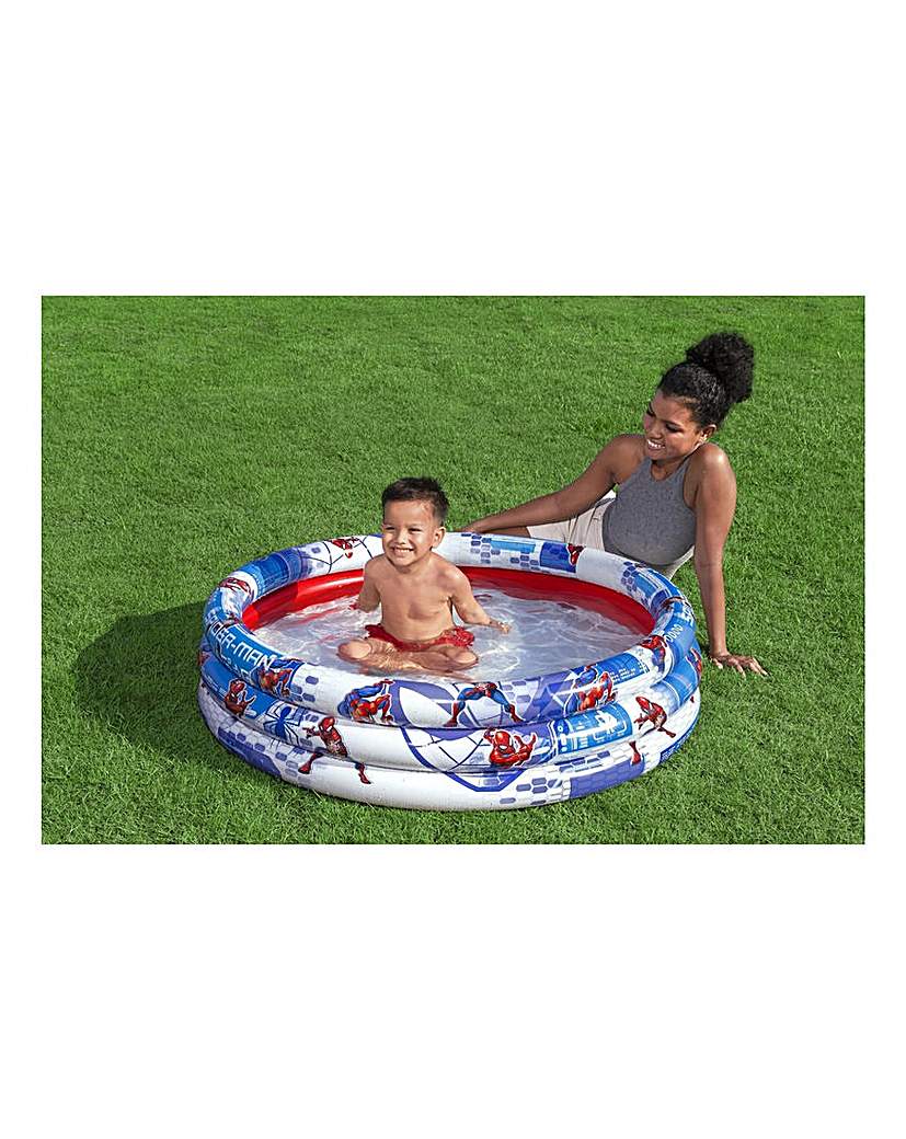 Spiderman 1.22m 3-Ring Pool