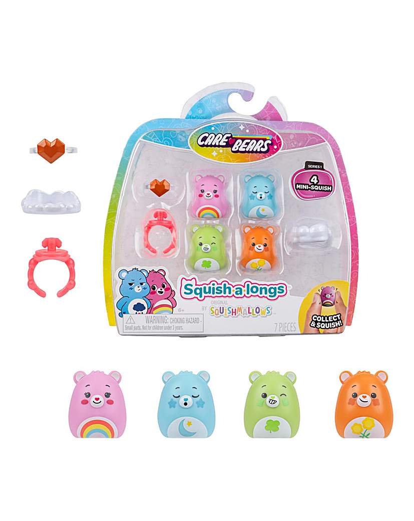 Squishalongs 4 Pack (Care Bears Style 1)