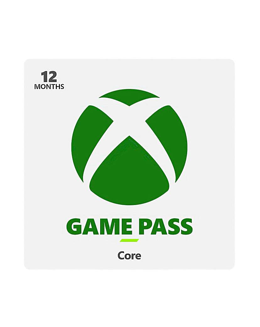 Xbox Game Pass Core 12 Month Membership