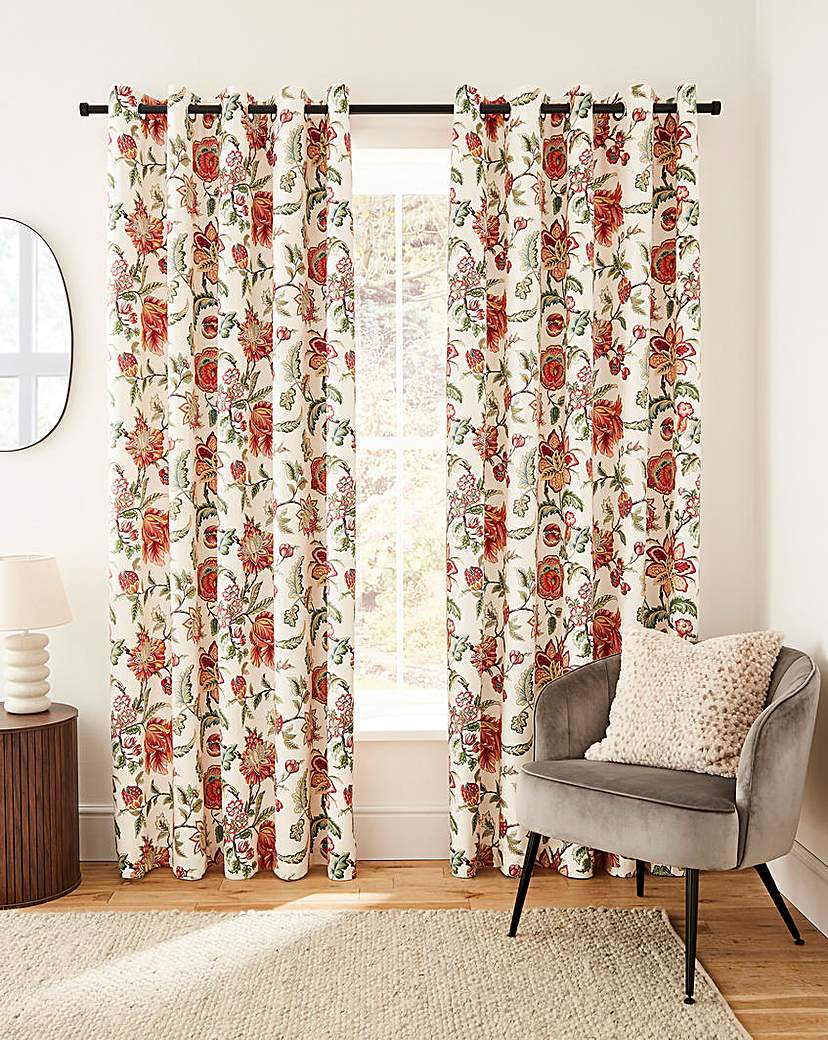 Sundour Linden Eyelet Curtains Multi Sundour Size …
