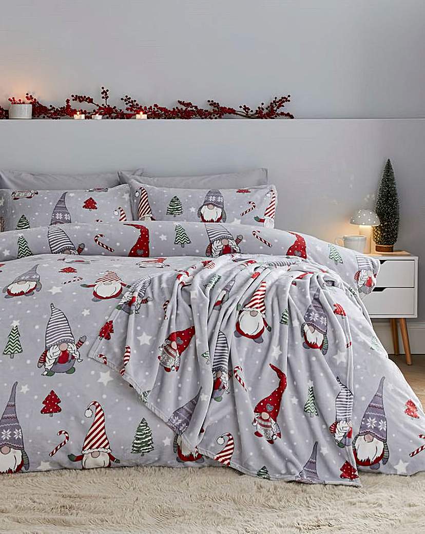 New In - Catherine Lansfield Fleece Duvet Set