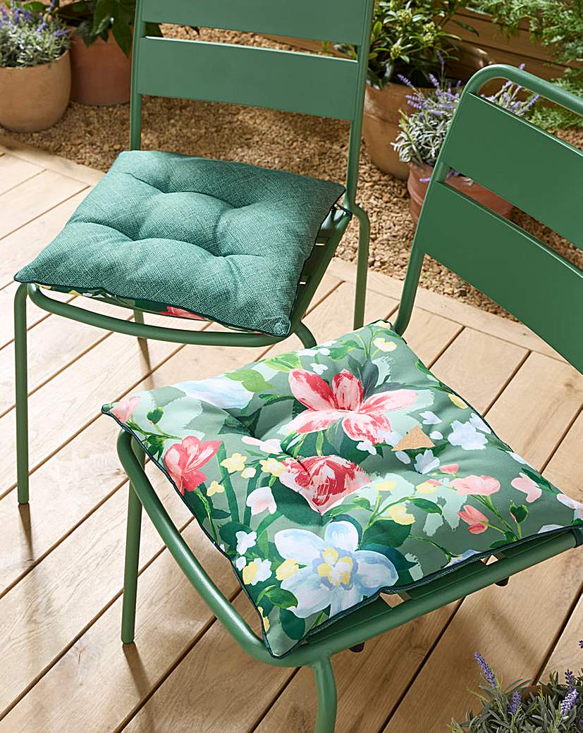 Elora Floral Outdoor Set of 2 Seat …