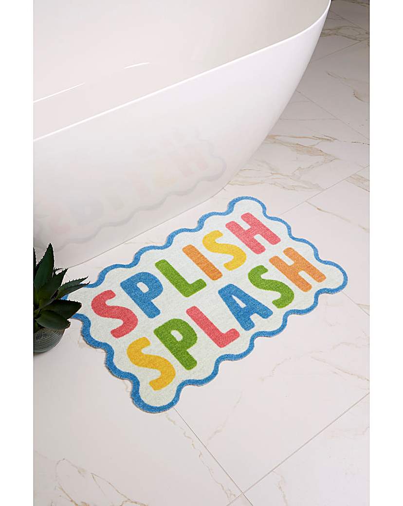New In - My Mat Splish Splash Printed Bathmat