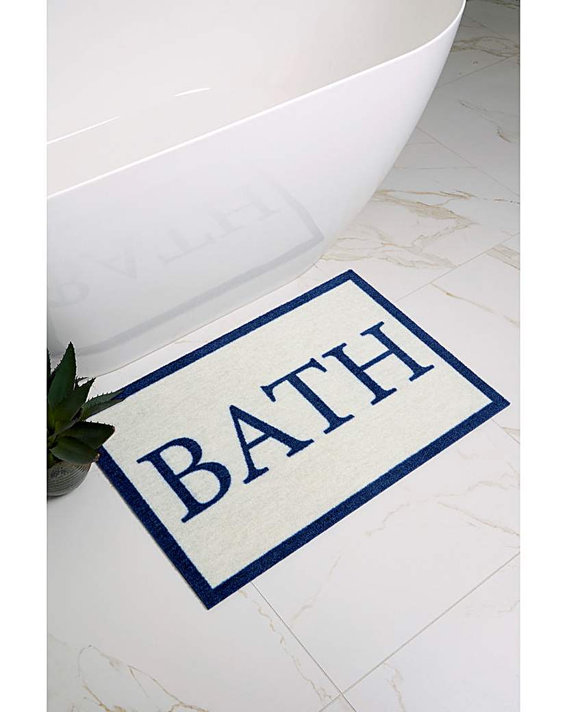 New In - My Mat Simply Bath Printed Nylon Bathmat