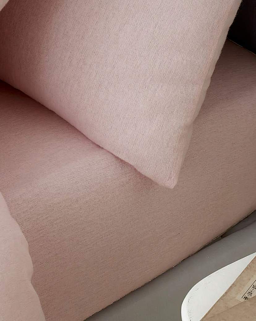 Catherine Lansfield Cotton Fitted Sheet Pink Catherine …