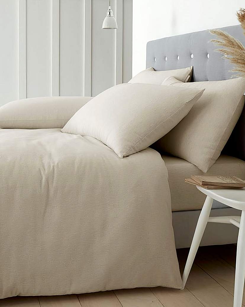 Catherine Lansfield Cotton Duvet Set Cream Catherine …