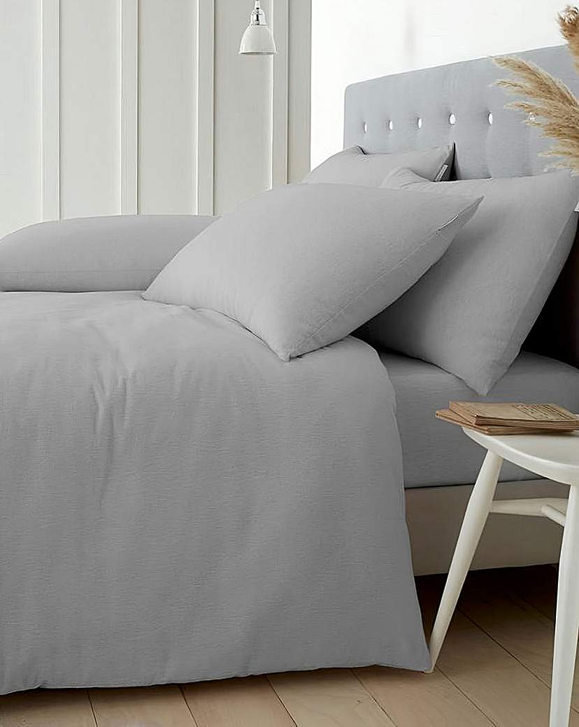 Catherine Lansfield Cotton Duvet Set Grey Catherine …