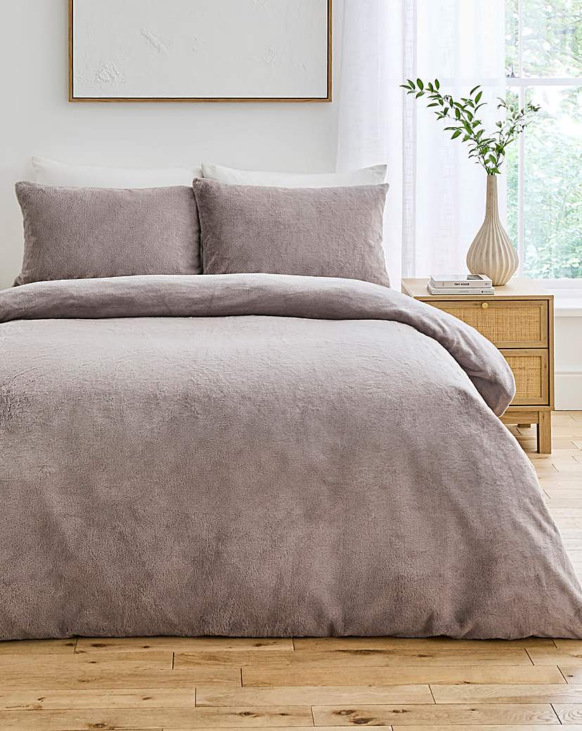 Luxe Faux Fur Duvet Cover Set