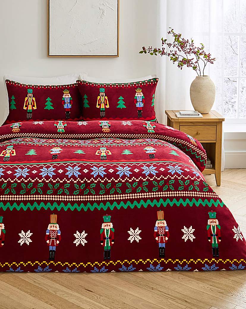 Nutcracker Fairisle Duvet Cover Set
