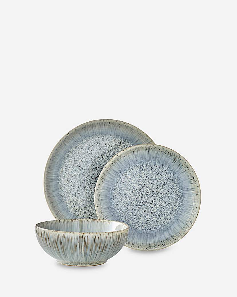 Image of Halo Grey Speckle 12 Piece Dinnerset