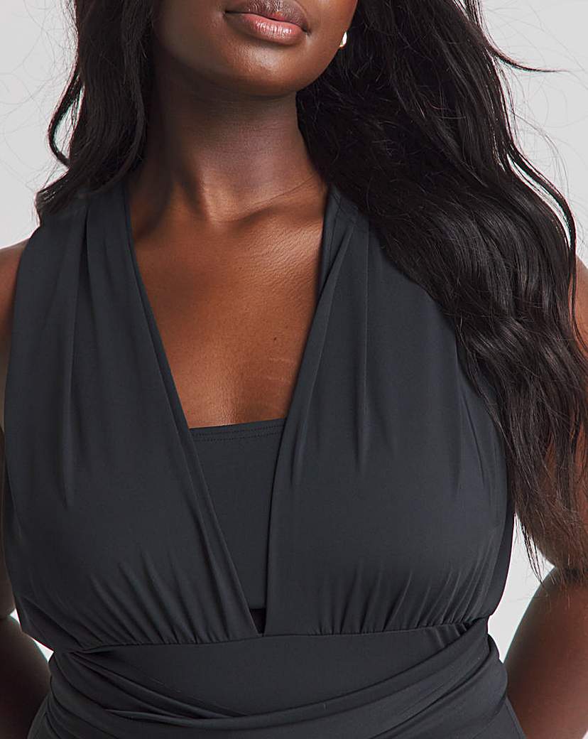 MAGISCULPT Black Convertible Swimsuit