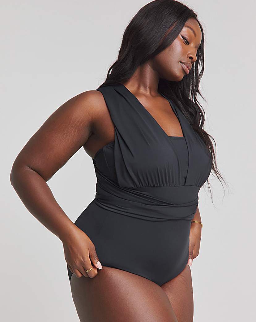 MAGISCULPT Black Convertible Swimsuit
