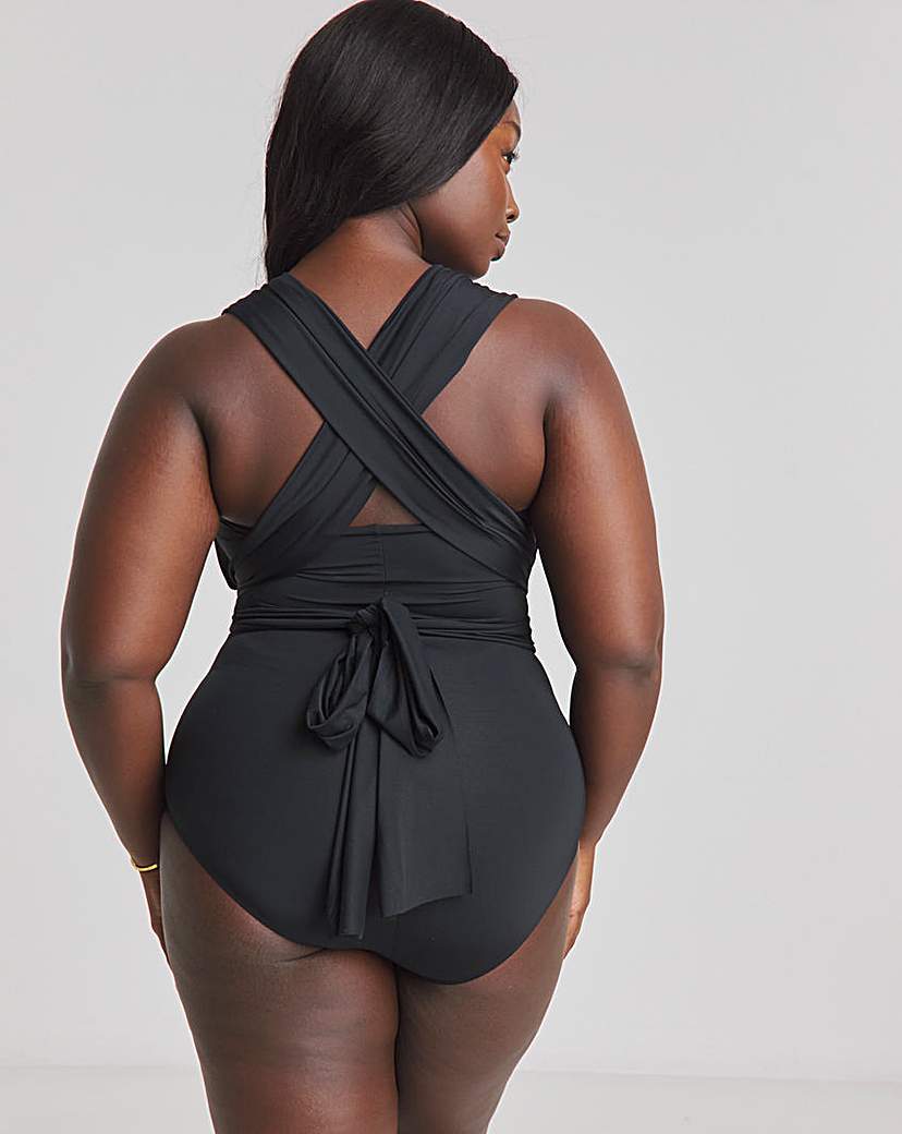 MAGISCULPT Black Convertible Swimsuit