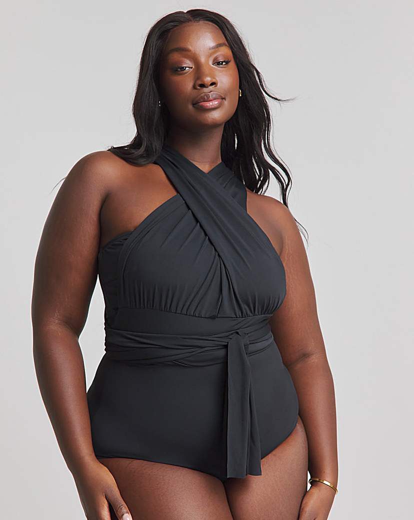 MAGISCULPT Black Convertible Swimsuit